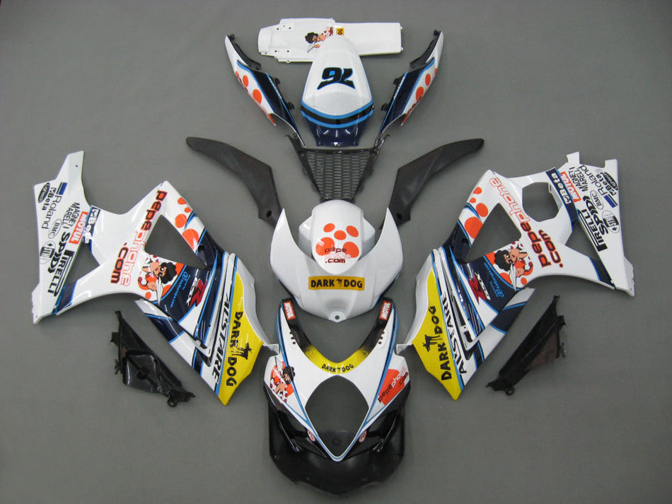 2007-2008 GSXR1000 マルチカラー ボディワーク フェアリング ABS 射出成形プラスチック セット ジェネリック