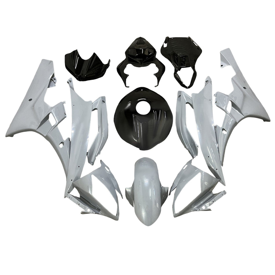 インジェクションフェアリングキット ボディワーク プラスチック ABS ヤマハ YZFR6 YZF-R6 2006-2007用