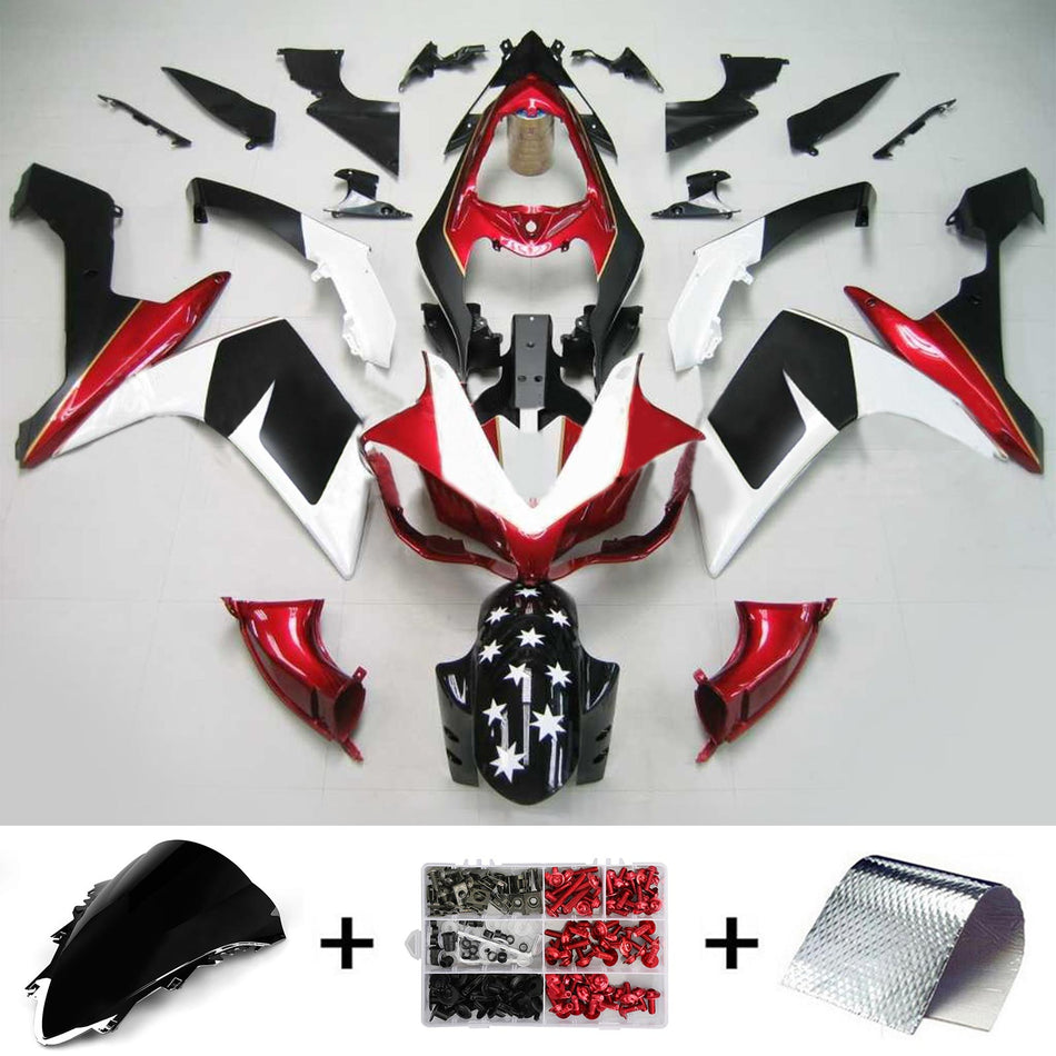 2007-2008 ヤマハ YZF 1000 R1 インジェクションフェアリングキット ボディワーク プラスチック ABS #114
