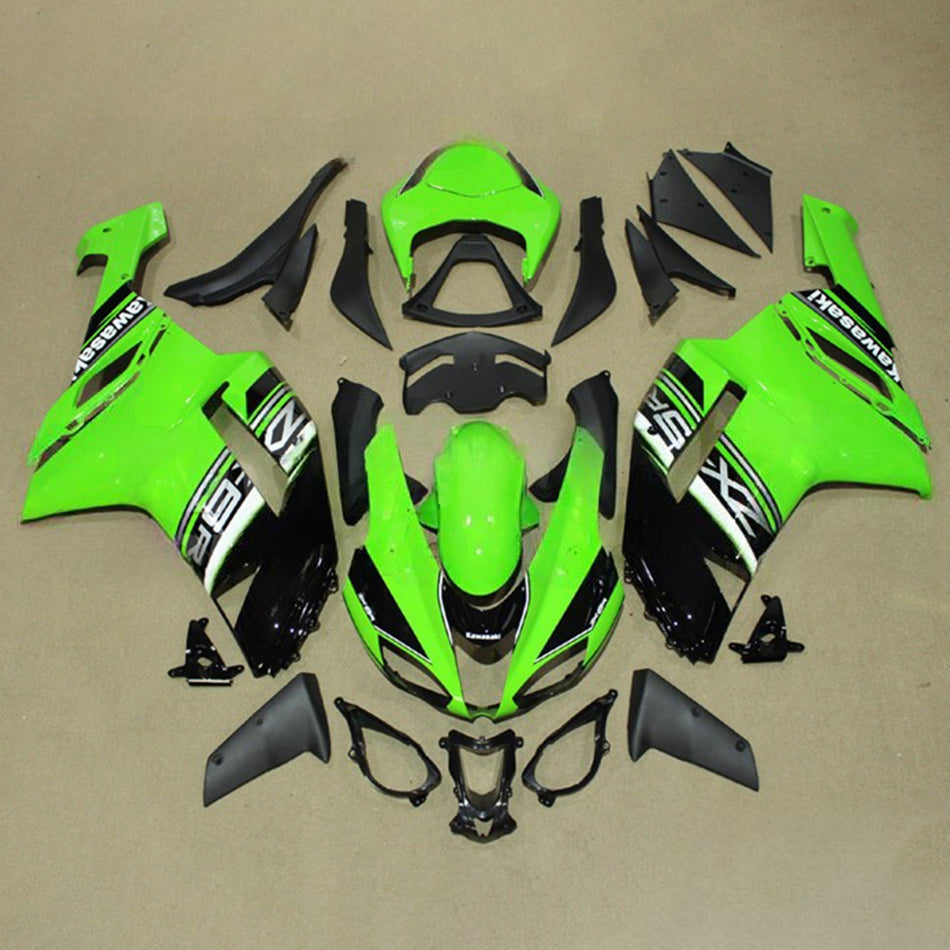インジェクションフェアリングキット ボディワーク プラスチック ABS カワサキ ZX6R 636 2007-2008 に適合