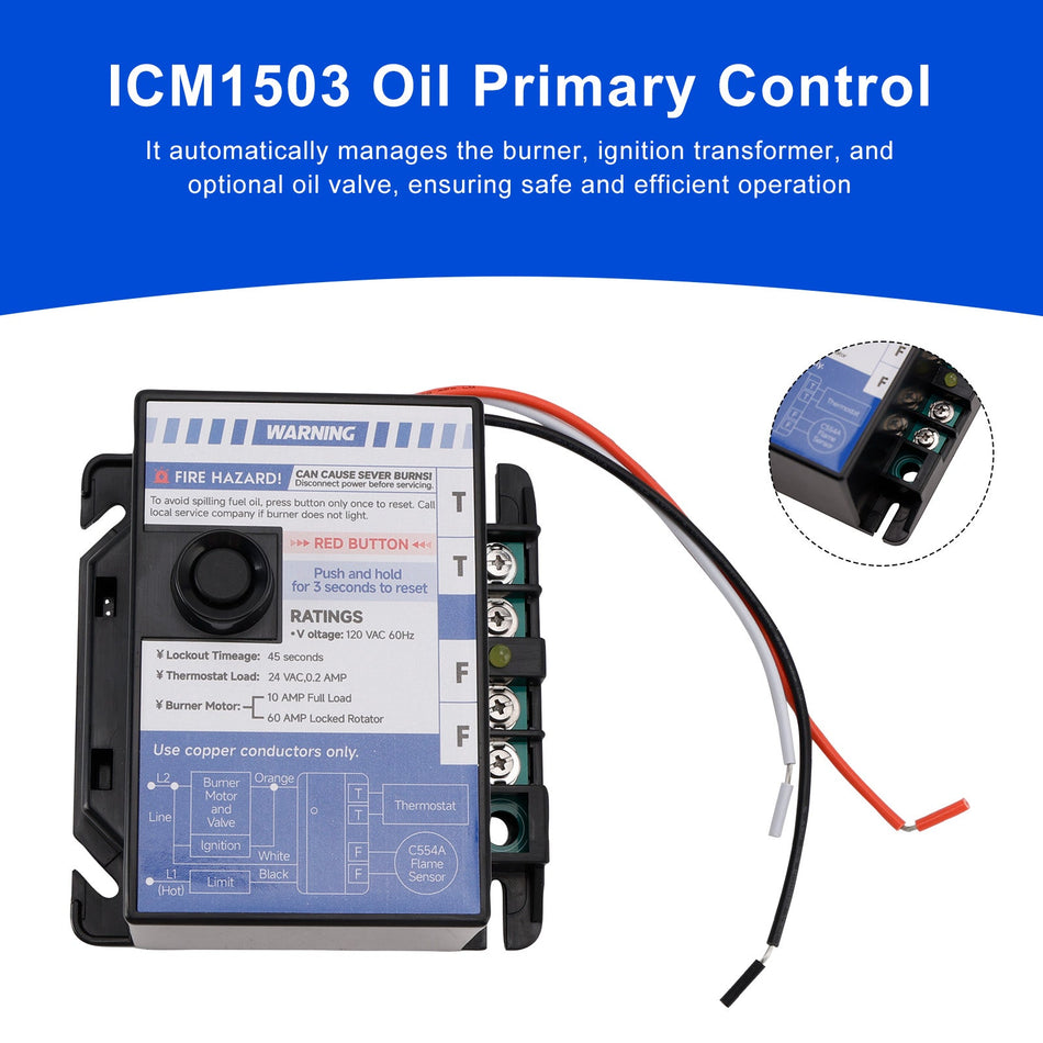 間欠点火オイルプライマリーコントロール（ICM1503 R8184Gの代替品）