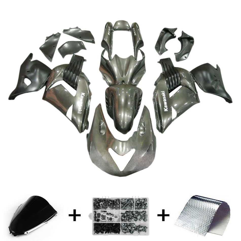 2006-2011 カワサキ ZX14R ZZR1400 インジェクションフェアリングキット ボディワーク