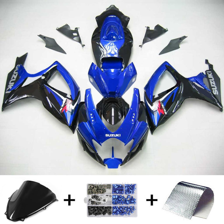 2006-2007 スズキ GSXR 600/750 K6 Amotopart インジェクションフェアリングキット ボディワーク プラスチック ABS #105