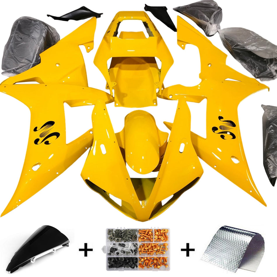 2002-2003 ヤマハ YZF 1000 R1 インジェクションフェアリングキット ボディワーク プラスチック ABS