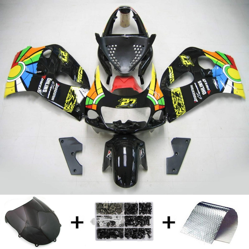 1996-2000 スズキ GSXR 600/750 Amotopart インジェクションフェアリングキット ボディワーク プラスチック ABS #107