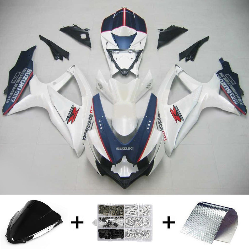 2008-2010 スズキ GSXR 600/750 K8 Amotopart インジェクションフェアリングキット ボディワーク プラスチック ABS #126