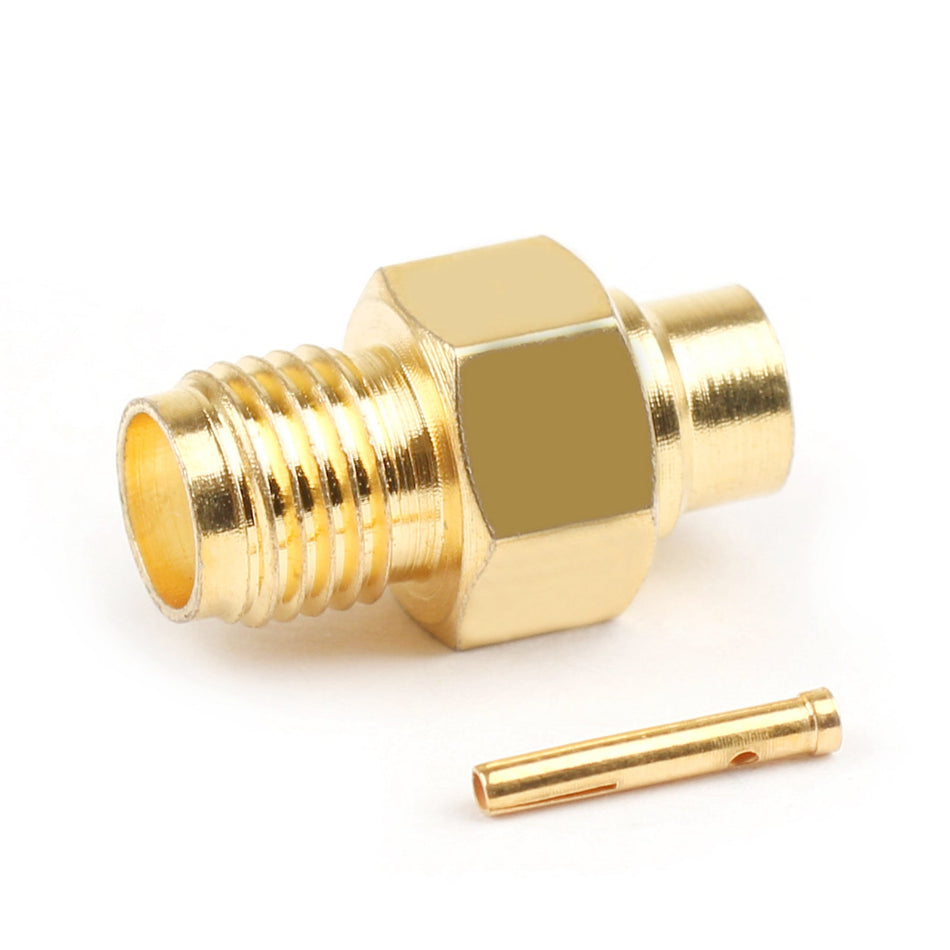 10個 SMA メス ジャック はんだ 半剛性 RG402 0.141" ケーブル RF コネクタ用