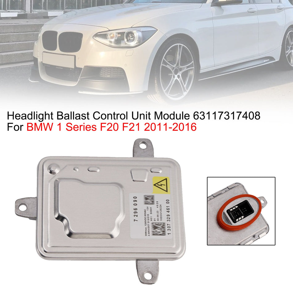 BMW 1シリーズ F20 F21 2011-2016用 ヘッドライトバラスト制御ユニットモジュール 63117317408
