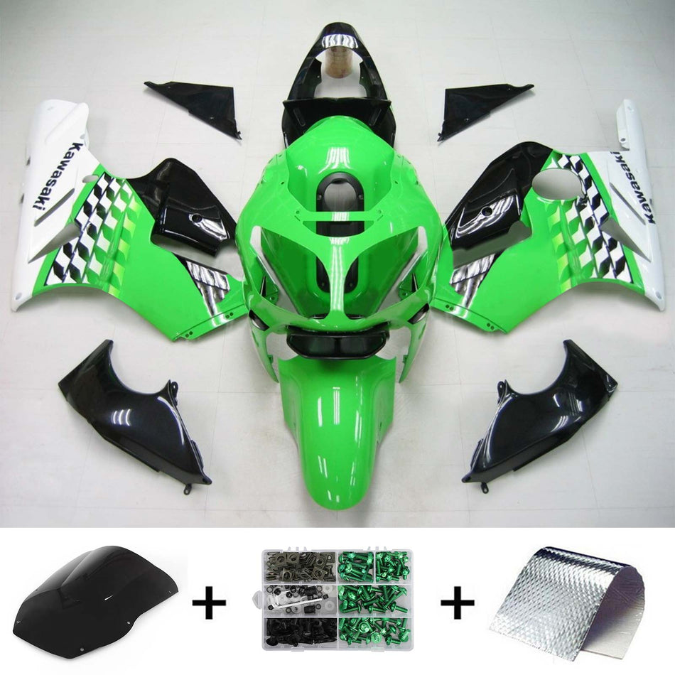 2000-2001 カワサキ ZX12R Amotopart インジェクションフェアリングキット ボディワーク プラスチック ABS #106