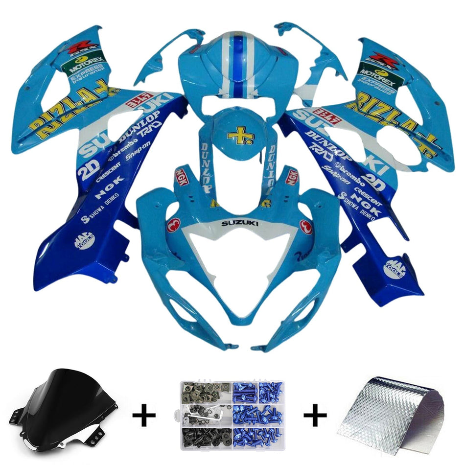 2005-2006 スズキ GSXR1000 K5 フェアリングキット ボディワーク プラスチック ABS