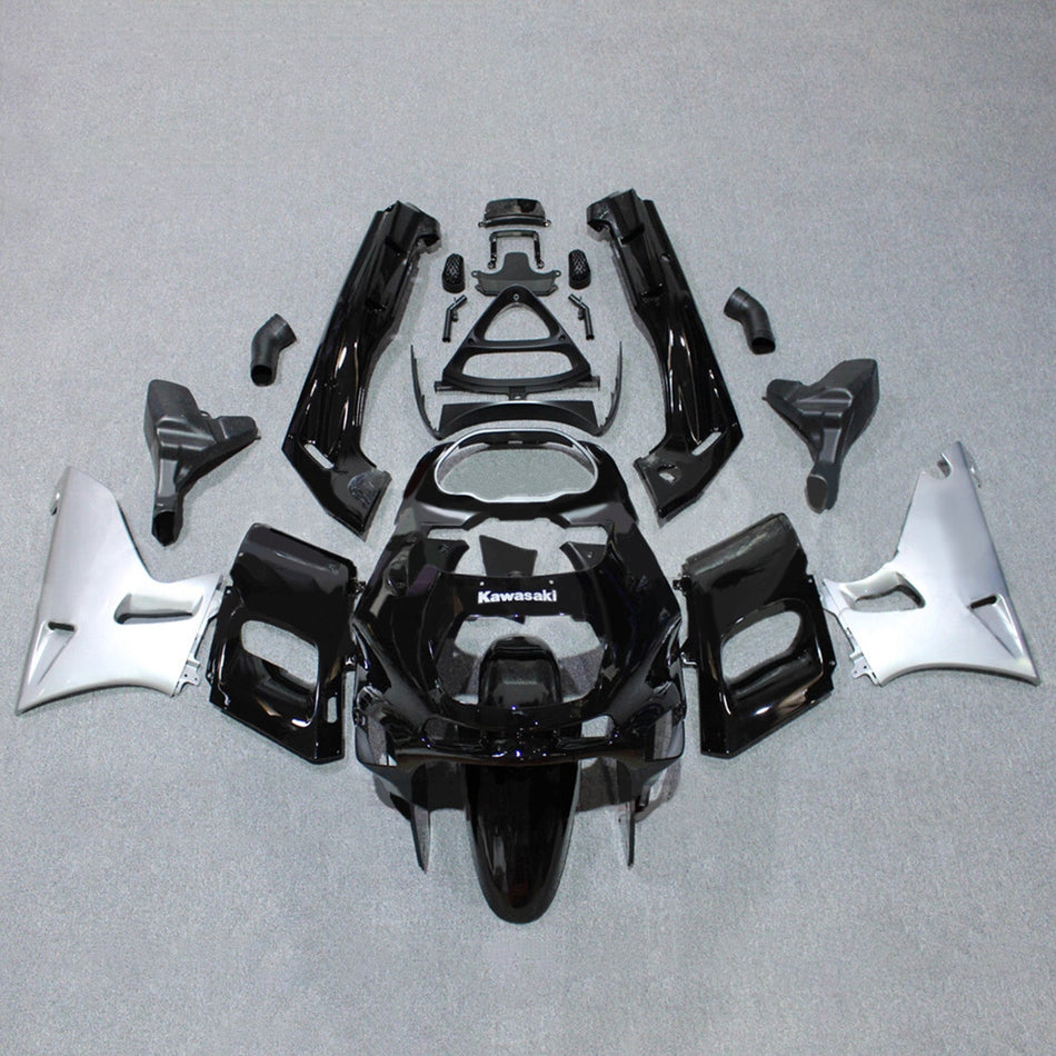 インジェクションフェアリングキット ボディワーク プラスチック ABS カワサキ ZZR400 1993-2007 ZZR600 1998-2003 に適合