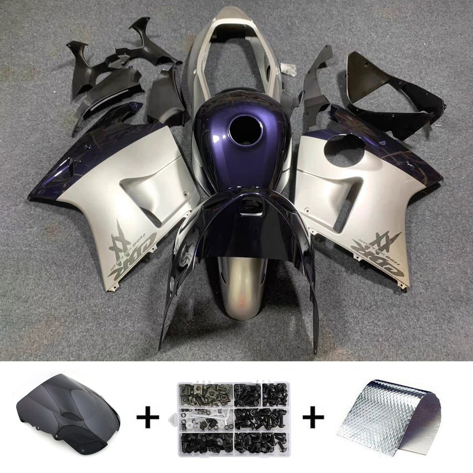 ホンダ CBR1100XX スーパーブラックバード 1996-2007 用 ABS樹脂製インジェクションフェアリングキット