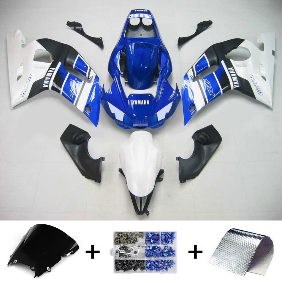 1998-2002 ヤマハ YZF 600 R6 インジェクションフェアリングキット ボディワーク プラスチック ABS #114