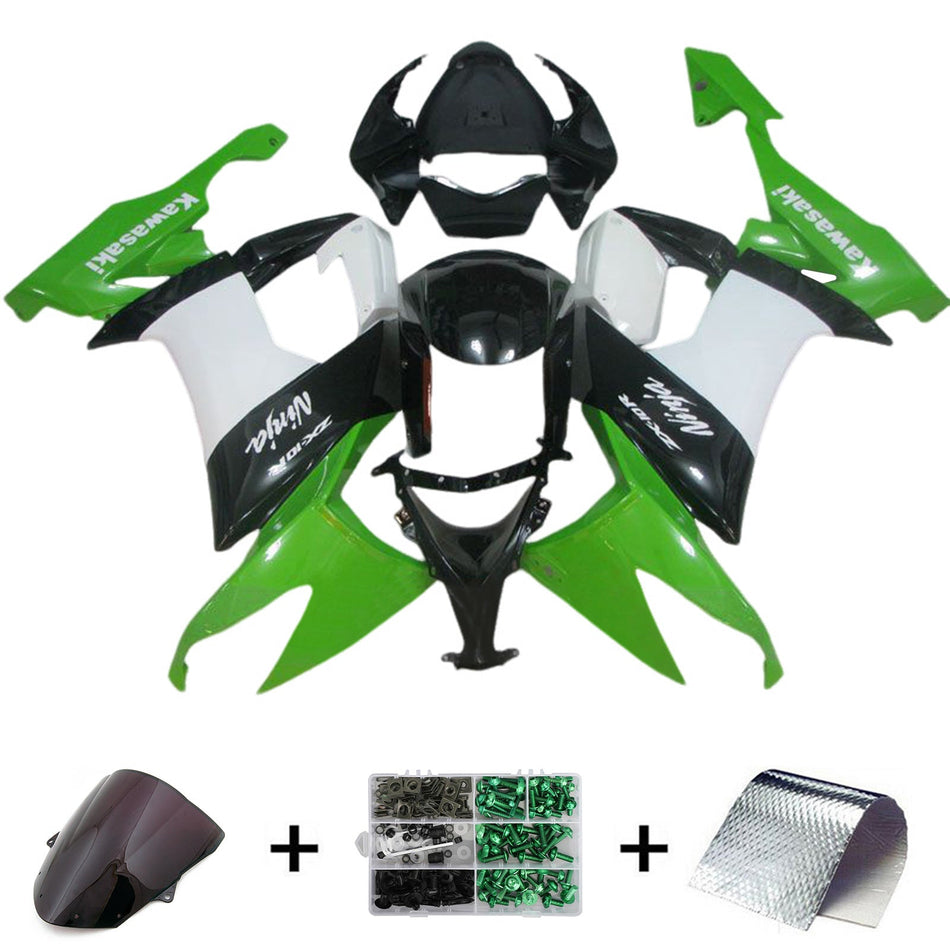 2008-2010 カワサキ ZX10R インジェクションフェアリングキット ボディワーク プラスチック ABS