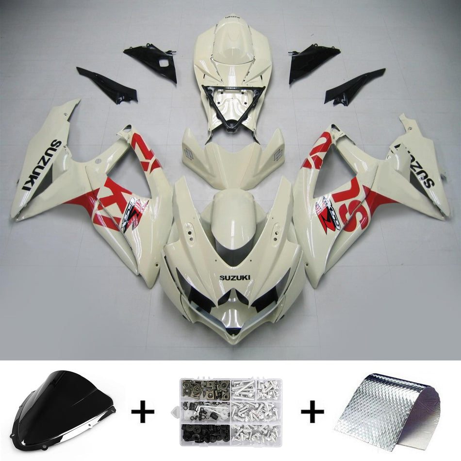 2008-2010 スズキ GSXR 600/750 K8 インジェクションフェアリングキット ボディワーク プラスチック ABS