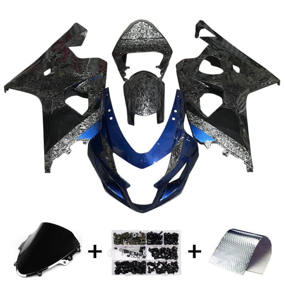 スズキ GSXR 600/750 2004-2005 K4 用 インジェクションフェアリングキット ボディワーク プラスチック ABS