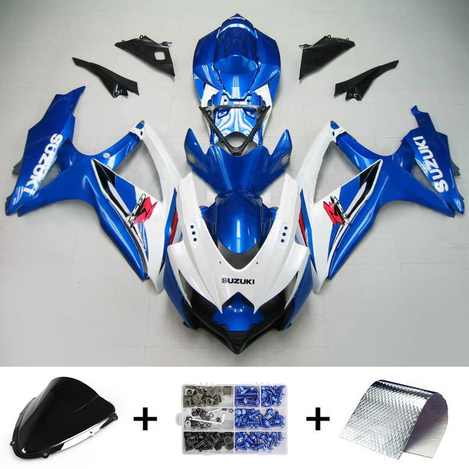 2008-2010 スズキ GSXR 600/750 K8 インジェクションフェアリングキット ボディワーク プラスチック ABS