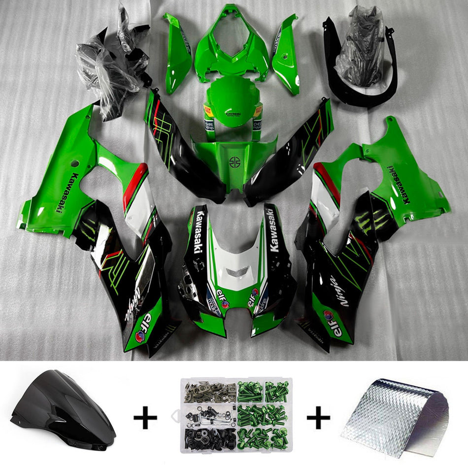 インジェクションフェアリングキット ボディワーク ABS カワサキ ZX-10R ZX-10RR 2021-2025 に適合